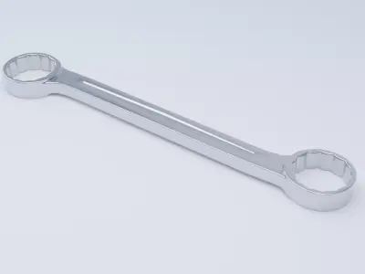 Double Ended Box Wrench Low-poly 3D model