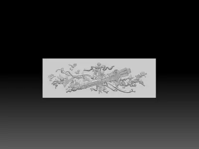 Tableau carving 3D model