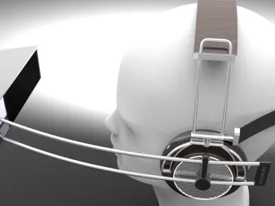 iTheater virtual reality headset Free 3D model