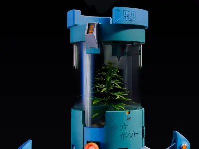 Robot Potbot 3D model