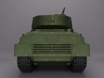 Sherman Mk4 Tank 3D model