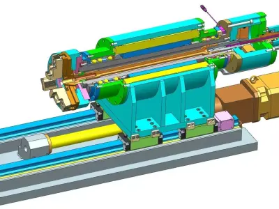 Counter Spindle  of CNC Lathe  3D model