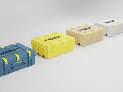 3D Storage Box 3D model