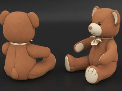 Teddy Bears Collection 3D model