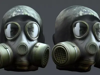 Helmet 3d model military combat Military Low-poly Low-poly 3D model 58