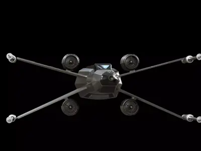 space ship 3D model order