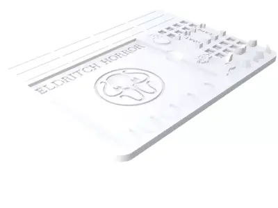 Eldritch Horror Player Organizer Dashboard 3D print model