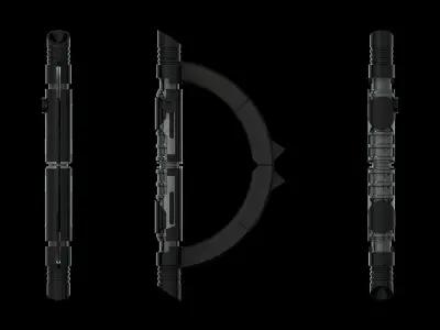 Reva Third sister Inquisitor lightsaber Kenobi - Star Wars 3D model