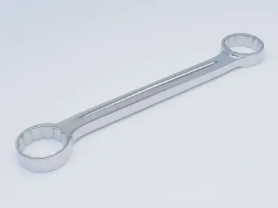 Double Ended Box Wrench Low-poly 3D model