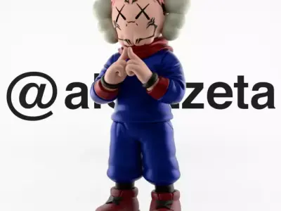 Kaws Yuji Itadori Jujutsu Kaisen Textured 3D model