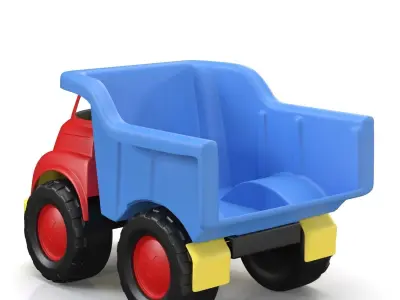 Green Toys Disney Baby Exclusive Mickey Mouse Dump Truck PBR 3D model