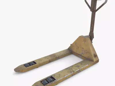 Pallet Jack V2 Low-poly 3D model
