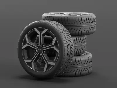 Kia Tires Free 3D model