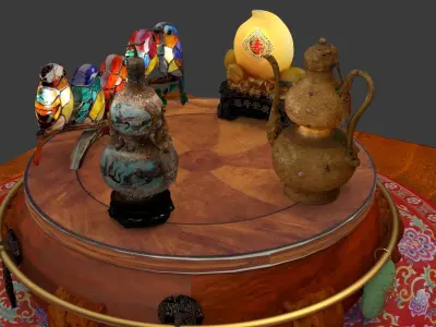 Chinese gourd  3D model