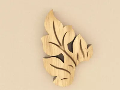 Decor Set ornate wooden design Free 3D print model
