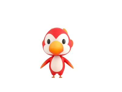 Character213 Parrot 3D model