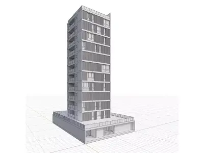 Modular Building Pack 3 Free 3D model