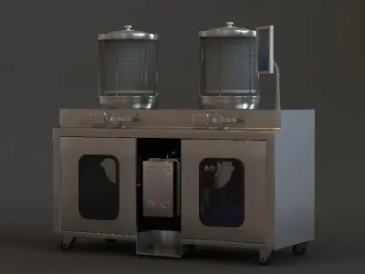 Chinese medicine pharmaceutical companies hospital equipment 3D model