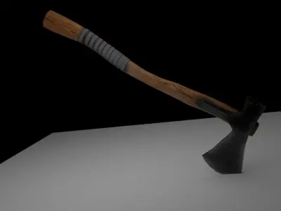 Axe Bloodreaper Low-poly 3D model