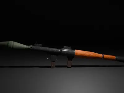 RPG-7 Free low-poly 3D model