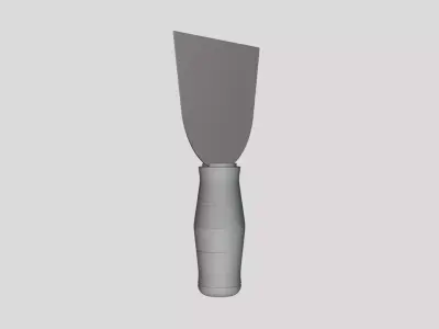 Scraper Tool - Geometry Only No Textures No Materials 3D model