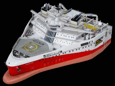  Ramform Marine Siesmic Vessel PBR 