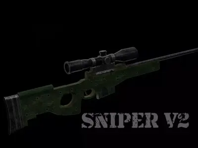 Sniper V2 Free 3D model