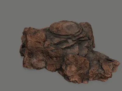 Ladder Ruin Low-poly 3D model buy