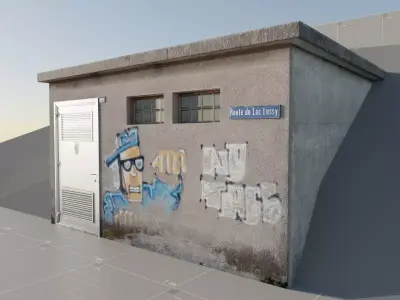 E10s Electrical Box 02 3D model