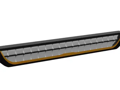 OZZ DRB1 P20 Lightbar Low-poly 3D model