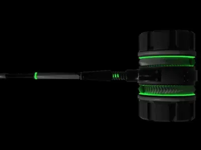hammer sci fi Free 3D model