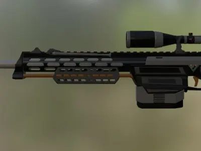DSR 50         BLACK OPS 2 INSPIRED  Low-poly 3D model