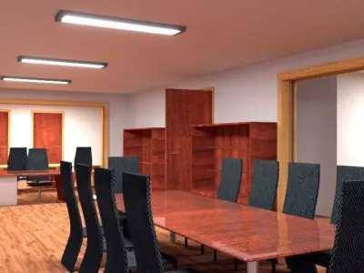 Cross Docking storage 3D model