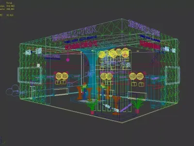 Exhibition - Area - 9X6-3DMAX2009-096 3D model