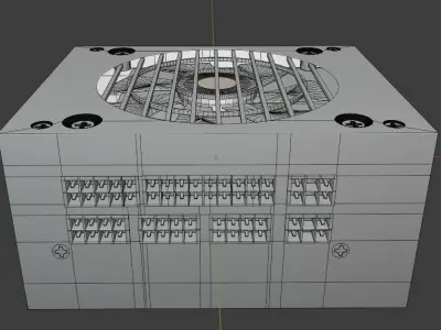 Power Supply Corsair SF 600W Free 3D model