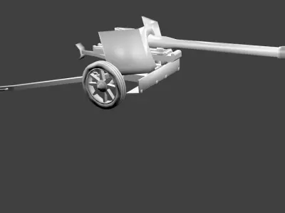 75mm pak 40 3D model
