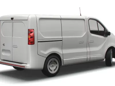 Generic EV Mid Van 2023 3D model