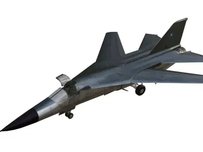 General Dynamics F-111 Aardvark Low-poly 3D model