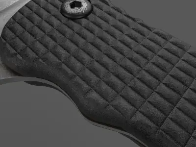 Tactical knife Free low-poly 3D model purchase
