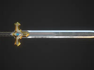 Melee Weapon Set A6 3D Model Collection