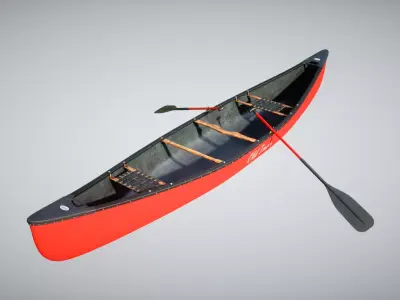 Canoe 3D model