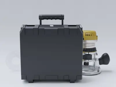 Dewalt Router System Tool Low-poly 3D model