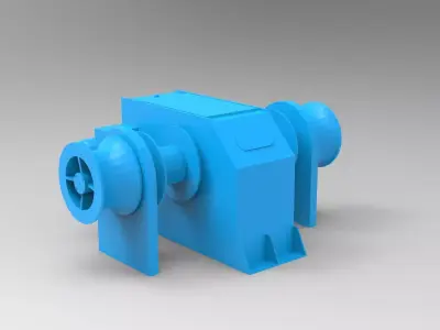 Winch Machine 3D print model