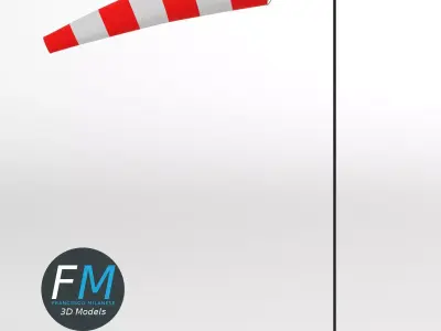 Anemoscope windmill 3D model