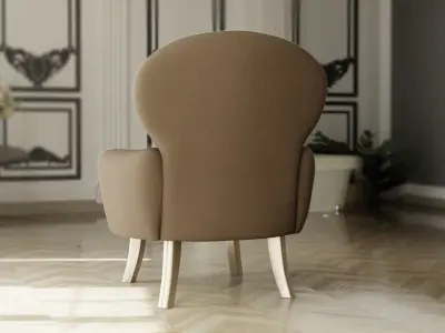 Furniture Accent Chairs Bohemian 020 Low-poly 3D model