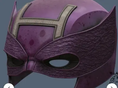 3d Hawkeye helmet 3D print model