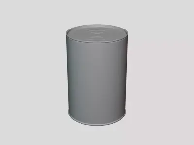 Paint Can - Geometry Only No Textures No Materials 3D model