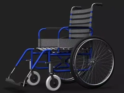 Wheelchair 3D Model 3D model