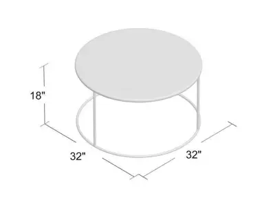 Grandview Frame Coffee Table 3D model