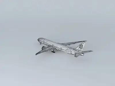 QuantumAir Boeing 777 300ER Free 3D model